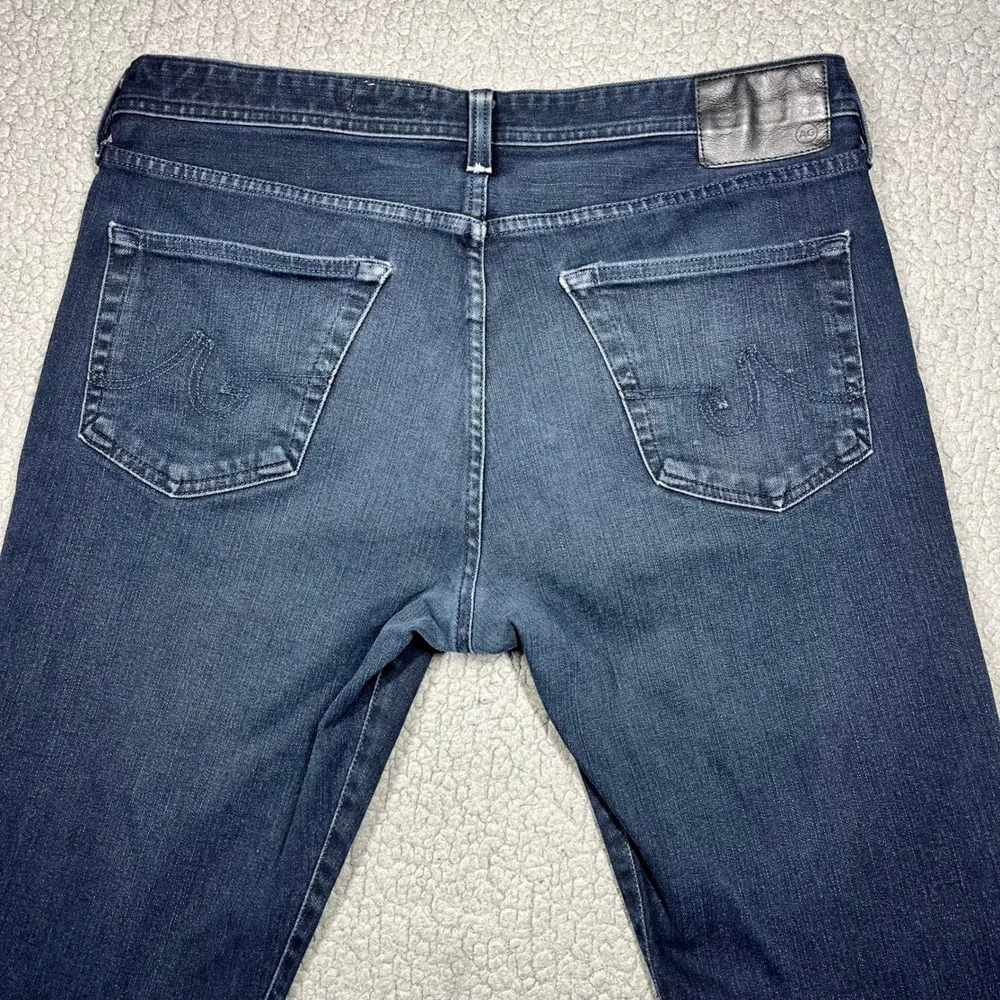 AG Adriano Goldschmied The Graduate Tailored Leg Jeans Dark Wash Mens 34x34 - Picture 4 of 9